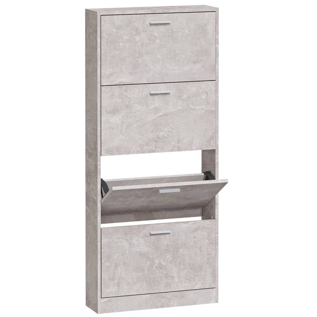 Vidaxl Cabinet da scarpe 59x17x150 cm Prezzo in legno trasformato
