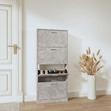 Vidaxl Cabinet da scarpe 59x17x150 cm Prezzo in legno trasformato
