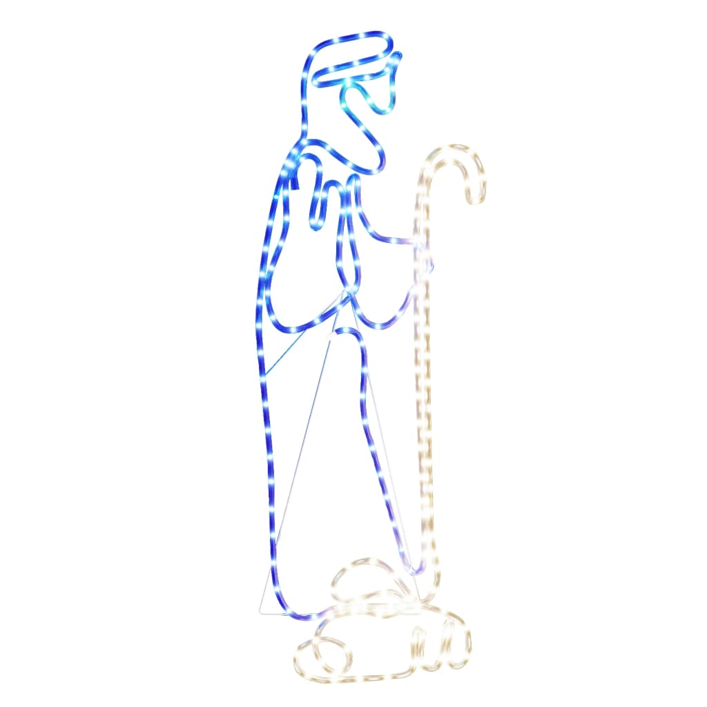 Vidaxl Christmas Figures berger et LAM avec 168 LED 102,5x35 cm