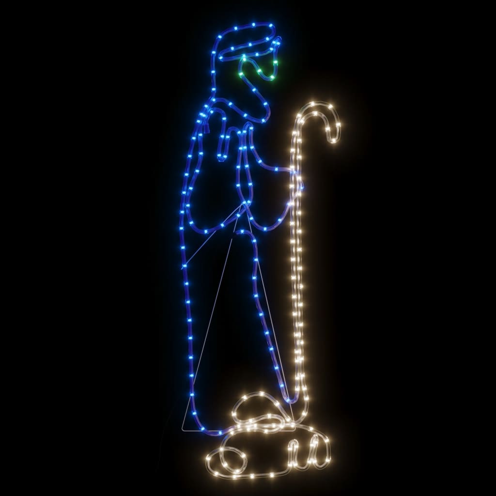 Vidaxl Christmas Figures berger et LAM avec 168 LED 102,5x35 cm