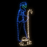 Vidaxl Christmas Figures berger et LAM avec 168 LED 102,5x35 cm