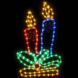Vidaxl Christmas figure Candles with 144 LEDs 70x42 cm