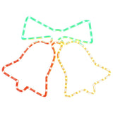 Vidaxl Christmas figure clocks with 72 LEDs 50x56 cm