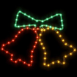 Vidaxl Christmas figure clocks with 72 LEDs 50x56 cm