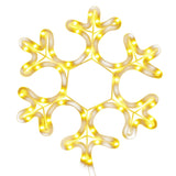 Vidaxl Christmas figure Snowflake with 48 warm -white LEDs 27x27 cm