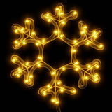 Vidaxl Christmas figure Snowflake with 48 warm -white LEDs 27x27 cm