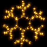 Vidaxl Christmas Figur Snowflake with 72 Warm -White LEDs 38x37 cm