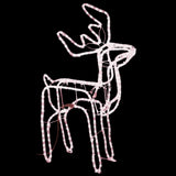 Vidaxl Christmas figure Rendier Warm white 76x42x87 cm