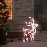 Vidaxl Christmas figure Rendier Warm white 76x42x87 cm