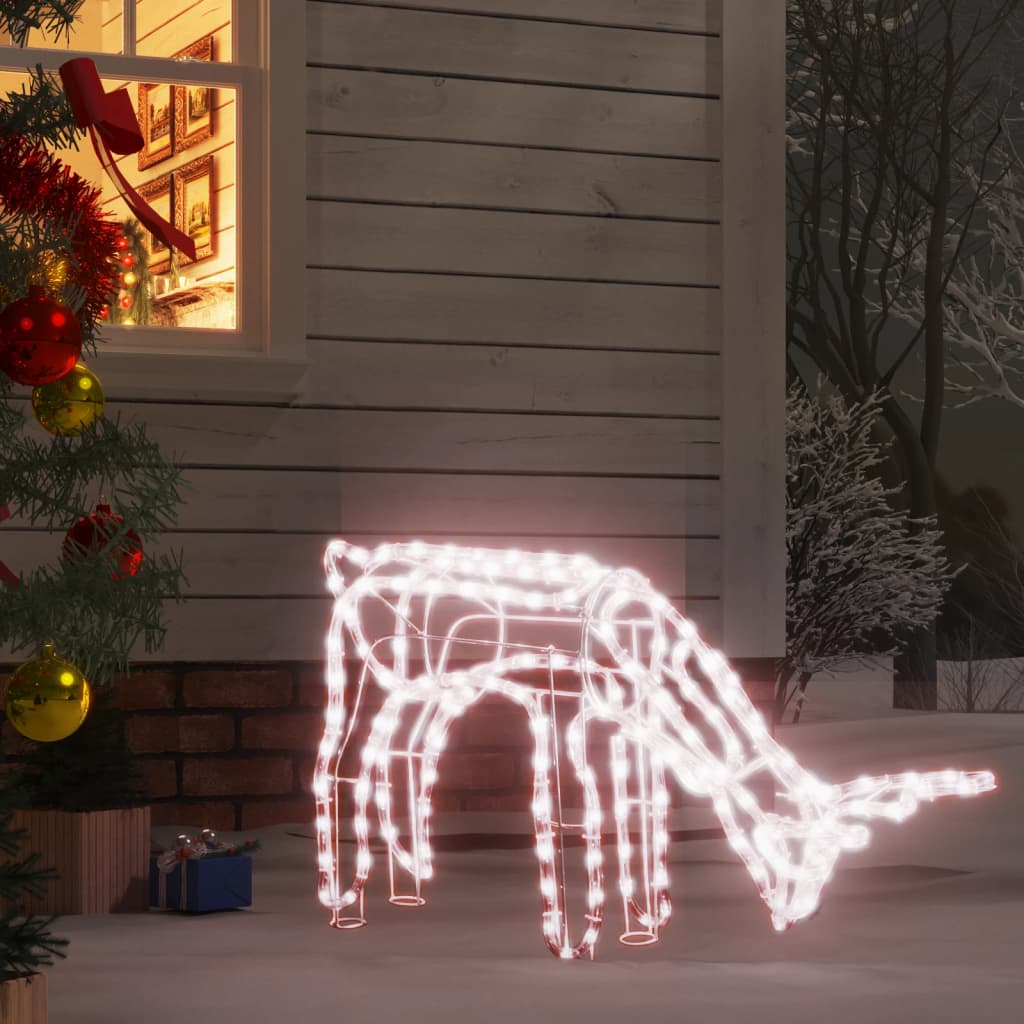 Vidaxl Christmas Figure Rendier Warm white 73x31x45 cm