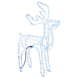 Vidaxl Christmas Figure Rendier Cold White 76x42x87 cm