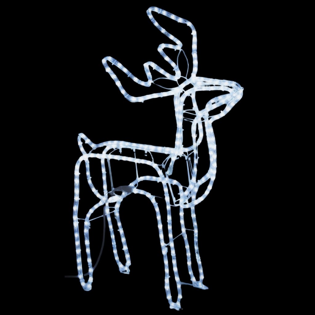 Vidaxl Christmas Figure Rendier Cold White 76x42x87 cm