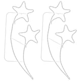 Vidaxl Light cables 2 St star -shaped warm white 125.5x53x4.5 cm
