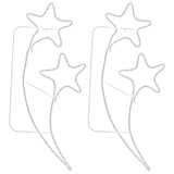 Vidaxl Light cables 2 St star -shaped warm white 125.5x53x4.5 cm