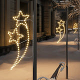 Vidaxl Light cables 2 St star -shaped warm white 125.5x53x4.5 cm