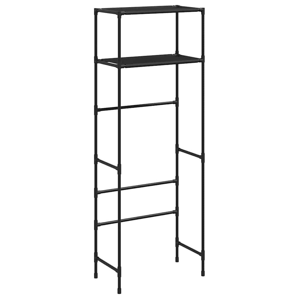 Vidaxl Toiletrek 2-Layer 53.5x28x143 cm iron black