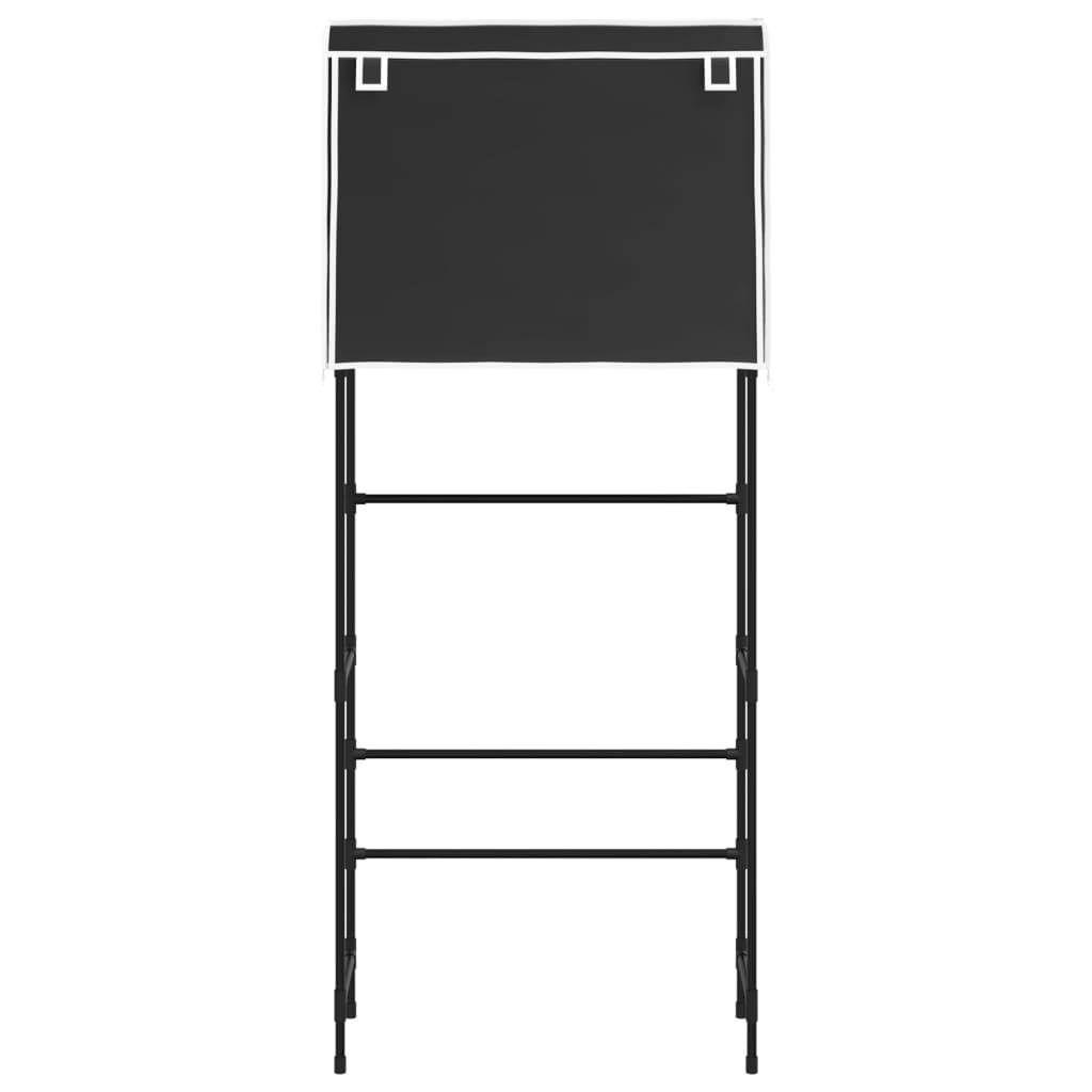 VIDAXL-LAGE-RAK für Boven Waschmaschine 2-layer 71x29.5x170,5 cm Schwarz