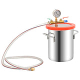 Camera sotto vuoto Vidaxl 5,5 L in acciaio inossidabile