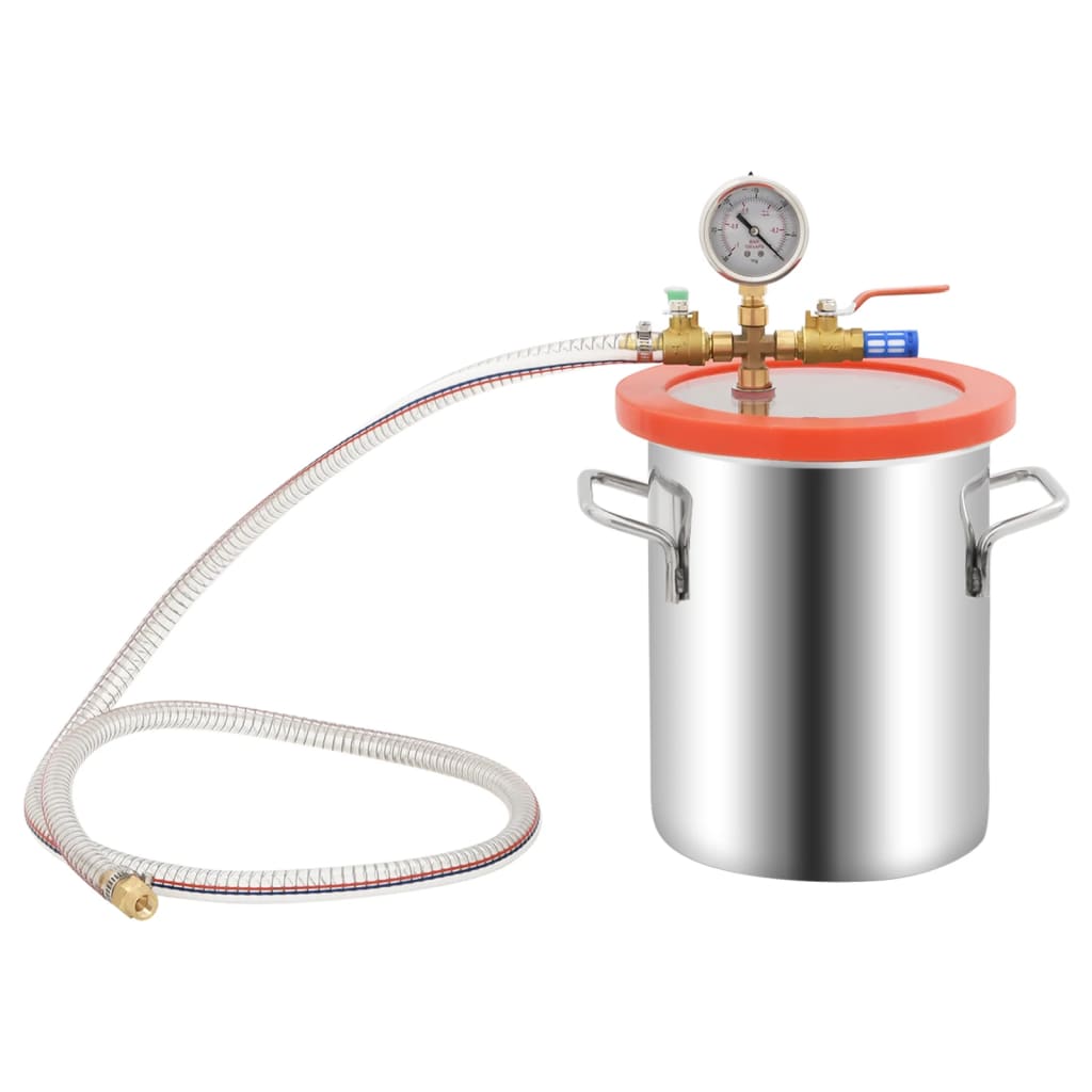 Camera sotto vuoto Vidaxl 5,5 L in acciaio inossidabile