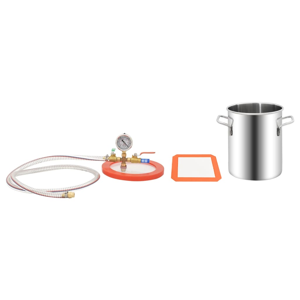 Camera sotto vuoto Vidaxl 5,5 L in acciaio inossidabile