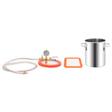 Camera sotto vuoto Vidaxl 5,5 L in acciaio inossidabile