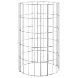 Vidaxl Gabion planters 3 st round raised Ø30x50 cm steel