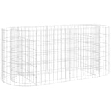 Vidaxl raised gabion planter 120x50x50 cm galvanized iron
