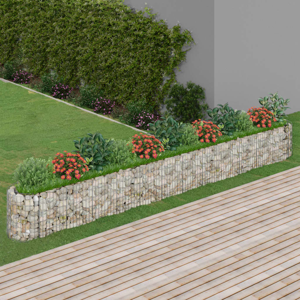Vidaxl Gabion Fiorter ha raccolto ferro zincato 470x50x50 cm