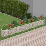Vidaxl Gabion Fiorter ha raccolto ferro zincato 470x50x50 cm