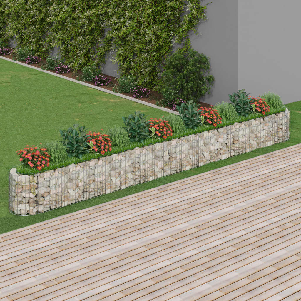 Vidaxl Gabion Fiorter ha raccolto ferro zincato 540x50x50 cm
