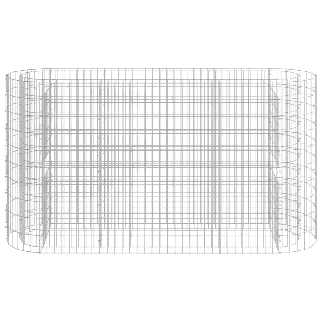 Plaopanice Vidaxl Gabion zvedla 190x50x100 cm galvanizované železo