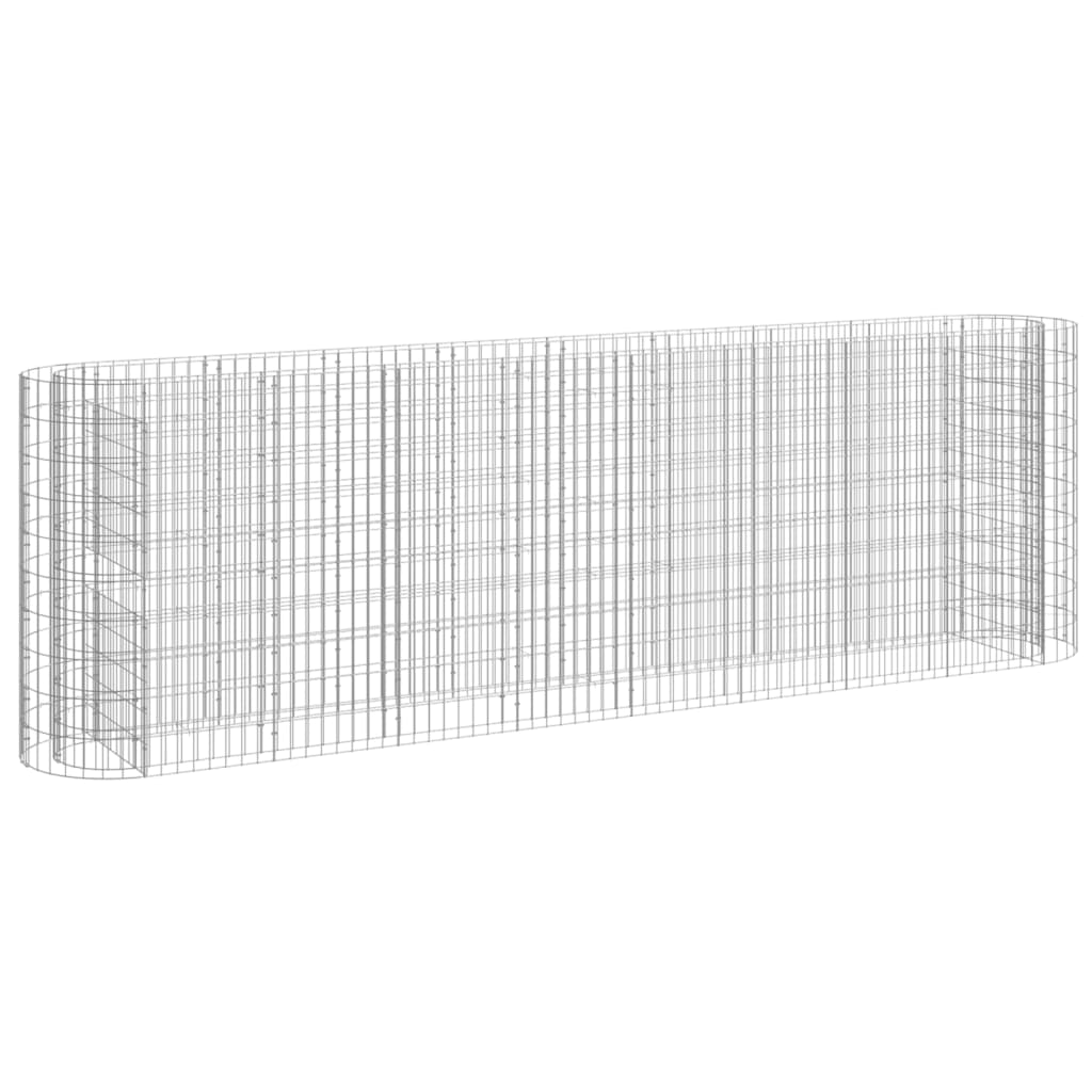 Vidaxl Gabion Fiorter ha raccolto ferro zincato 330x50x100 cm