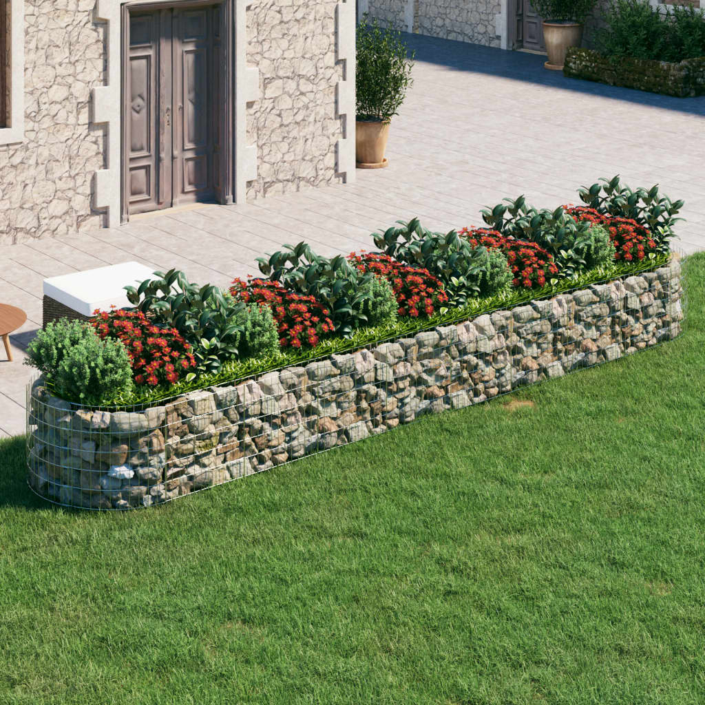 Vidaxl Gabion Fiorter ha raccolto ferro zincato 500x100x50 cm