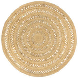 Vidaxl rug handemade 180 cm huet Jute