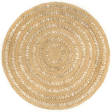 Vidaxl Rug Handmade 240 cm gebilt Jute