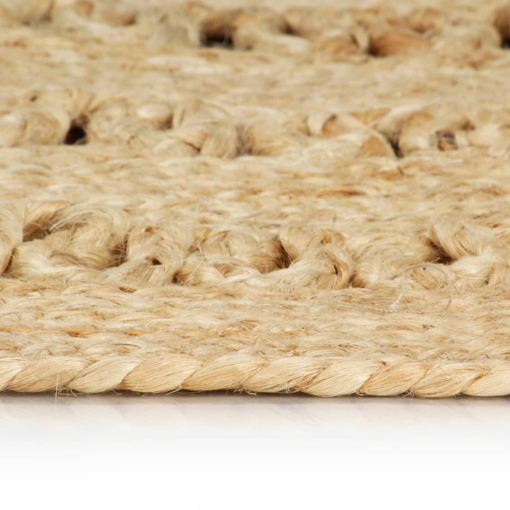 Vidaxl Rug Handmade 240 cm gebilt Jute