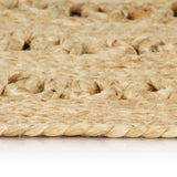 Vidaxl Rug Handmade 240 cm gebilt Jute