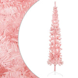 Vidaxl Kunstkerstboom Half with standard narrow 240 cm pink
