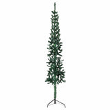 Vidaxl Kunstkerstboom Half with standard narrow 120 cm green