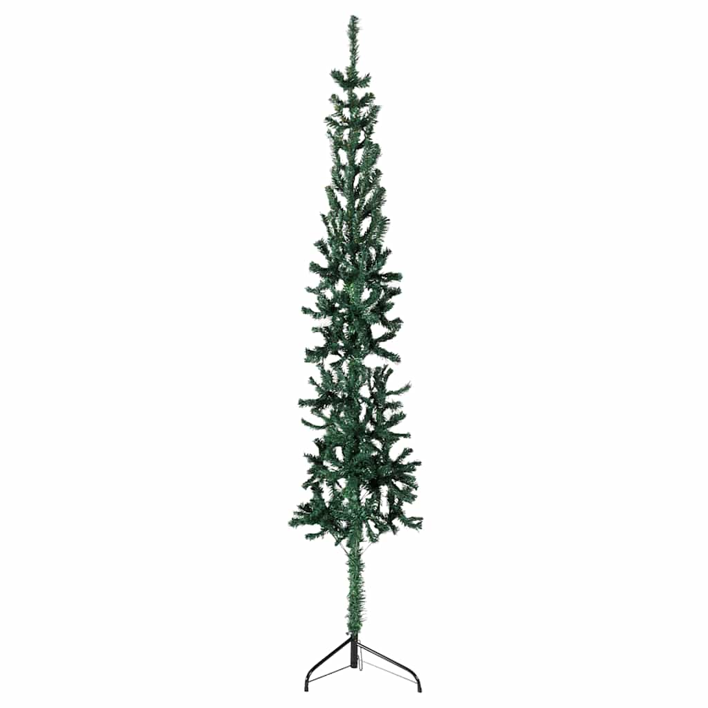 Vidaxl Kunstkerstboom Half with standard narrow 150 cm green
