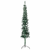Vidaxl Kunstkerstboom Half with standard narrow 150 cm green