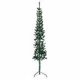 Vidaxl Kunstkerstboom Half with standard narrow 210 cm green