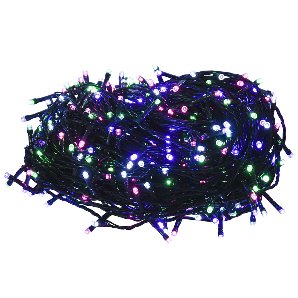 Vidaxl light garland with 2000 LEDs pastel multicolour 200 m PVC