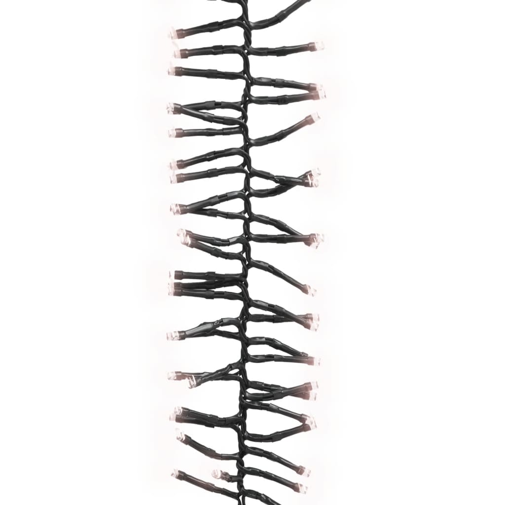 Vidaxl Light Garland Cluster med 2000 lysdioder Varm hvid 17 m PVC