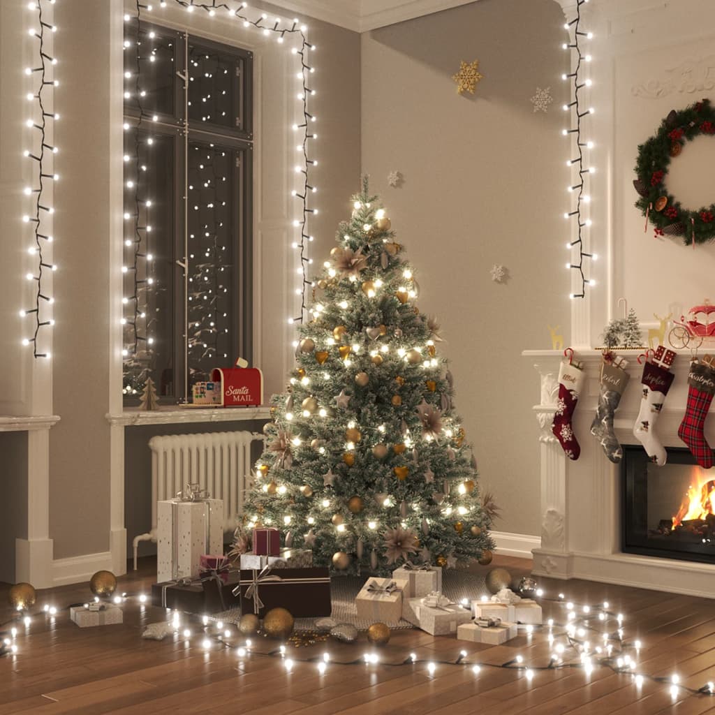 Vidaxl Light garland compact with 2000 LEDs Cold white 45 m PVC