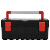 Vidaxl Toolbox 65x28x31.5 cm schwaarz a rout