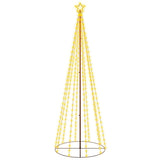 Vidaxl Kegelkerstboom 310 LEDs 100x300 cm warm white