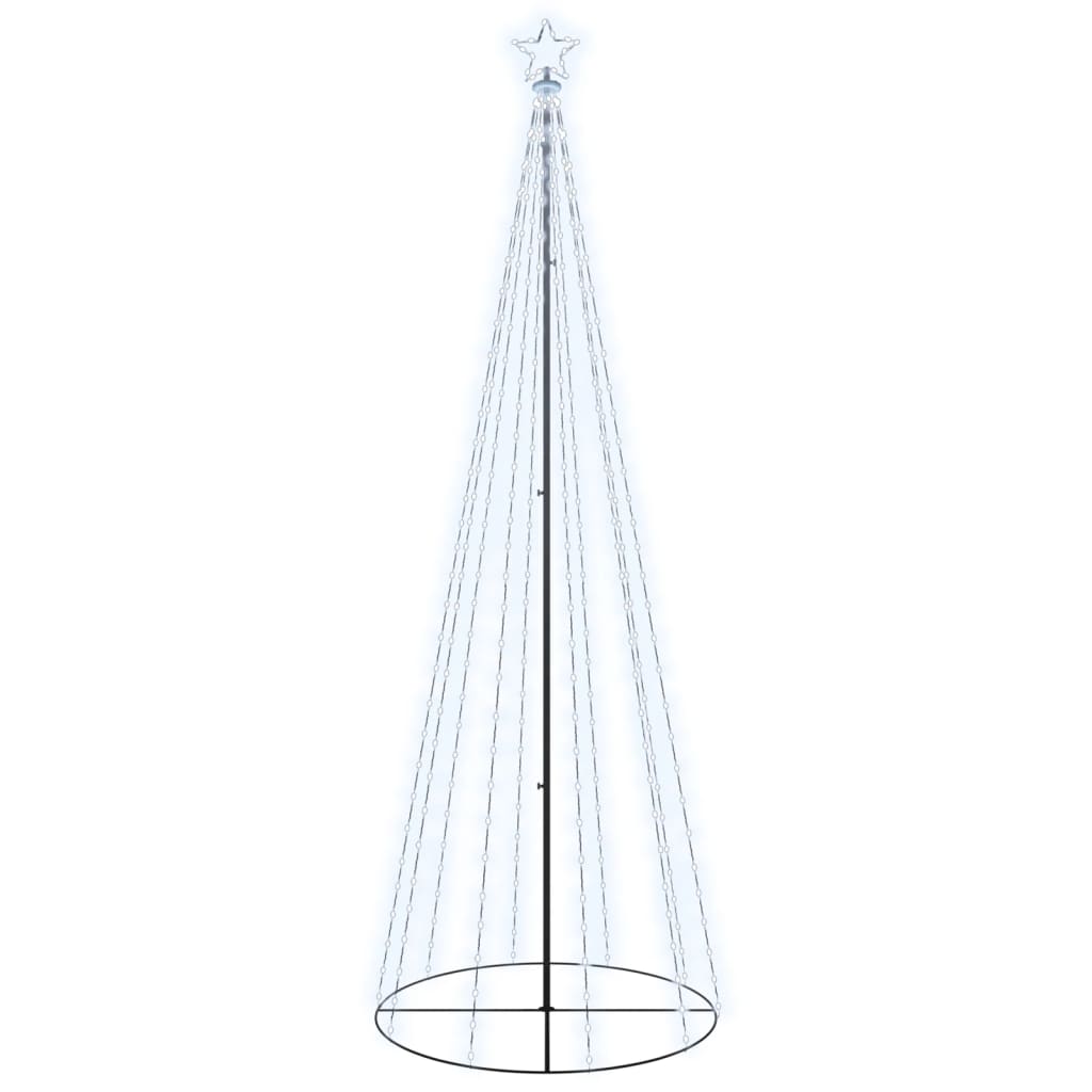 Vidaxl Kegelkerstboom 310 LEDs 100x300 cm Cold white