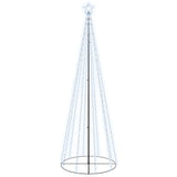 Vidaxl Kegelkerstboom 310 LEDs 100x300 cm Cold white