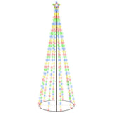 Vidaxl Kegelkerstboom 310 LEDs 100x300 cm multi -colored